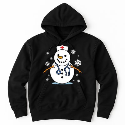 Nurse Snowman Nurse Christmas Hoodie