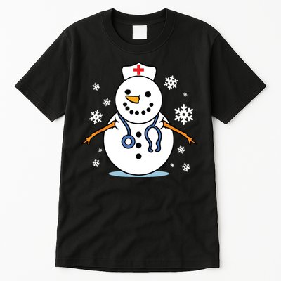 Nurse Snowman Nurse Christmas Tall T-Shirt