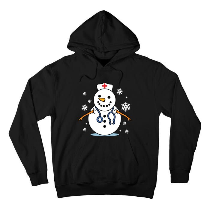 Nurse Snowman Nurse Christmas Tall Hoodie