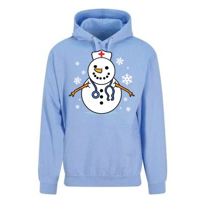 Nurse Snowman Nurse Christmas Unisex Surf Hoodie