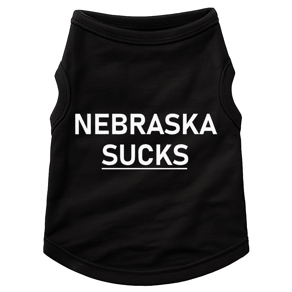 Nebraska Sucks Doggie Tank