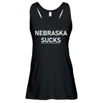 Nebraska Sucks Ladies Essential Flowy Tank