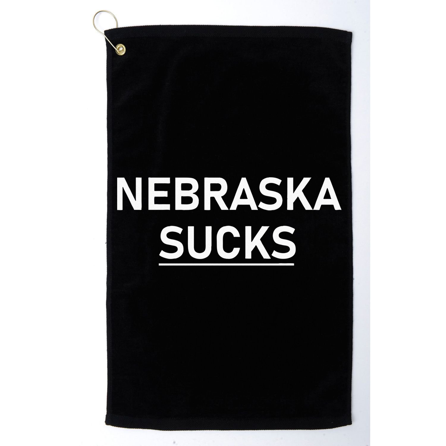 Nebraska Sucks Golf Towel
