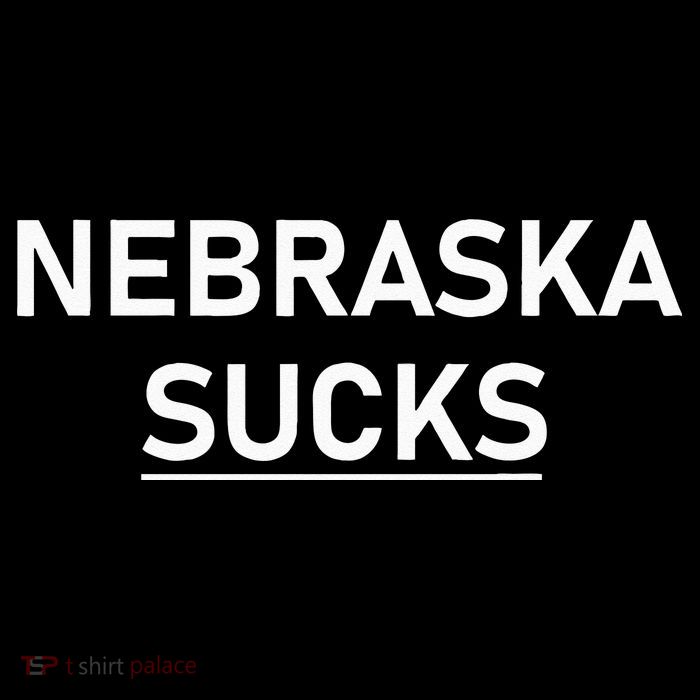 Nebraska Sucks Womens T-Shirt