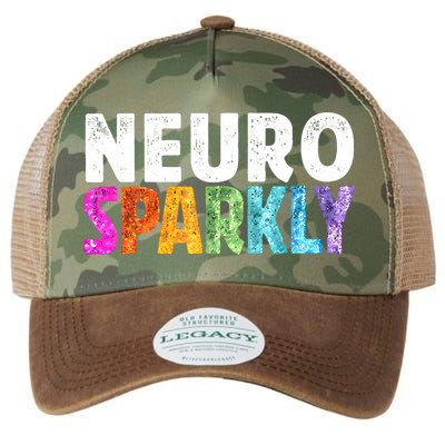 Neuro Sparkly Neurodivergent Neurodivergence ADHD ASD Legacy Tie Dye Trucker Hat