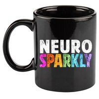 Neuro Sparkly Neurodivergent Neurodivergence ADHD ASD 11oz C Handle Ceramic Mug