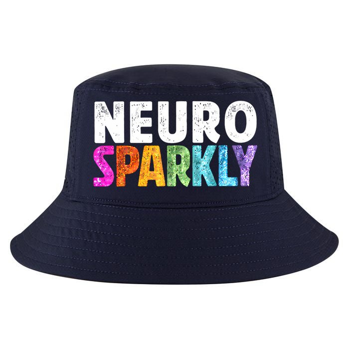 Neuro Sparkly Neurodivergent Neurodivergence ADHD ASD Cool Comfort Performance Bucket Hat