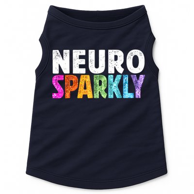 Neuro Sparkly Neurodivergent Neurodivergence ADHD ASD Doggie Tank