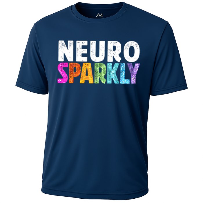Neuro Sparkly Neurodivergent Neurodivergence ADHD ASD Cooling Performance Crew T-Shirt
