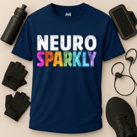 Neuro Sparkly Neurodivergent Neurodivergence ADHD ASD Cooling Performance Crew T-Shirt