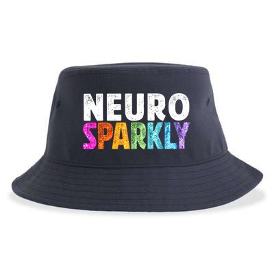 Neuro Sparkly Neurodivergent Neurodivergence ADHD ASD Sustainable Bucket Hat