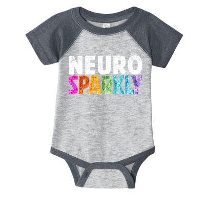 Neuro Sparkly Neurodivergent Neurodivergence ADHD ASD Infant Baby Jersey Bodysuit
