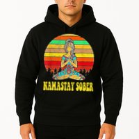 Namastay Sober Na Aa 12 Step Recovery Narcotics Anonymous Hoodie