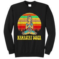 Namastay Sober Na Aa 12 Step Recovery Narcotics Anonymous Sweatshirt