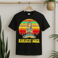 Namastay Sober Na Aa 12 Step Recovery Narcotics Anonymous T-Shirt