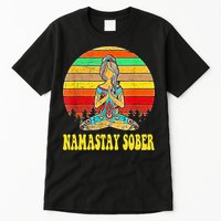 Namastay Sober Na Aa 12 Step Recovery Narcotics Anonymous Tall T-Shirt