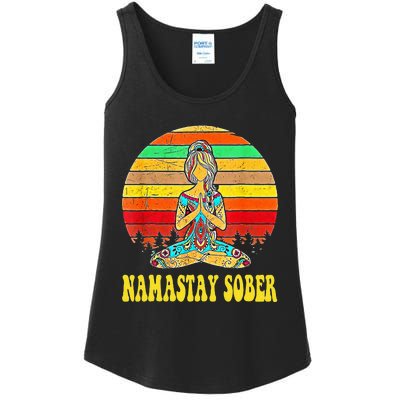 Namastay Sober Na Aa 12 Step Recovery Narcotics Anonymous Ladies Essential Tank