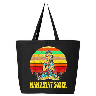 Namastay Sober Na Aa 12 Step Recovery Narcotics Anonymous 25L Jumbo Tote