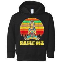 Namastay Sober Na Aa 12 Step Recovery Narcotics Anonymous Toddler Hoodie