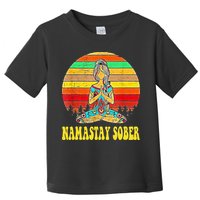 Namastay Sober Na Aa 12 Step Recovery Narcotics Anonymous Toddler T-Shirt