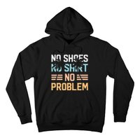 No Shoes No Problem Coconut Tree Country Music Hoodie