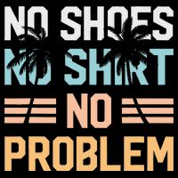 No Shoes No Problem Coconut Tree Country Music Drawstring Bag