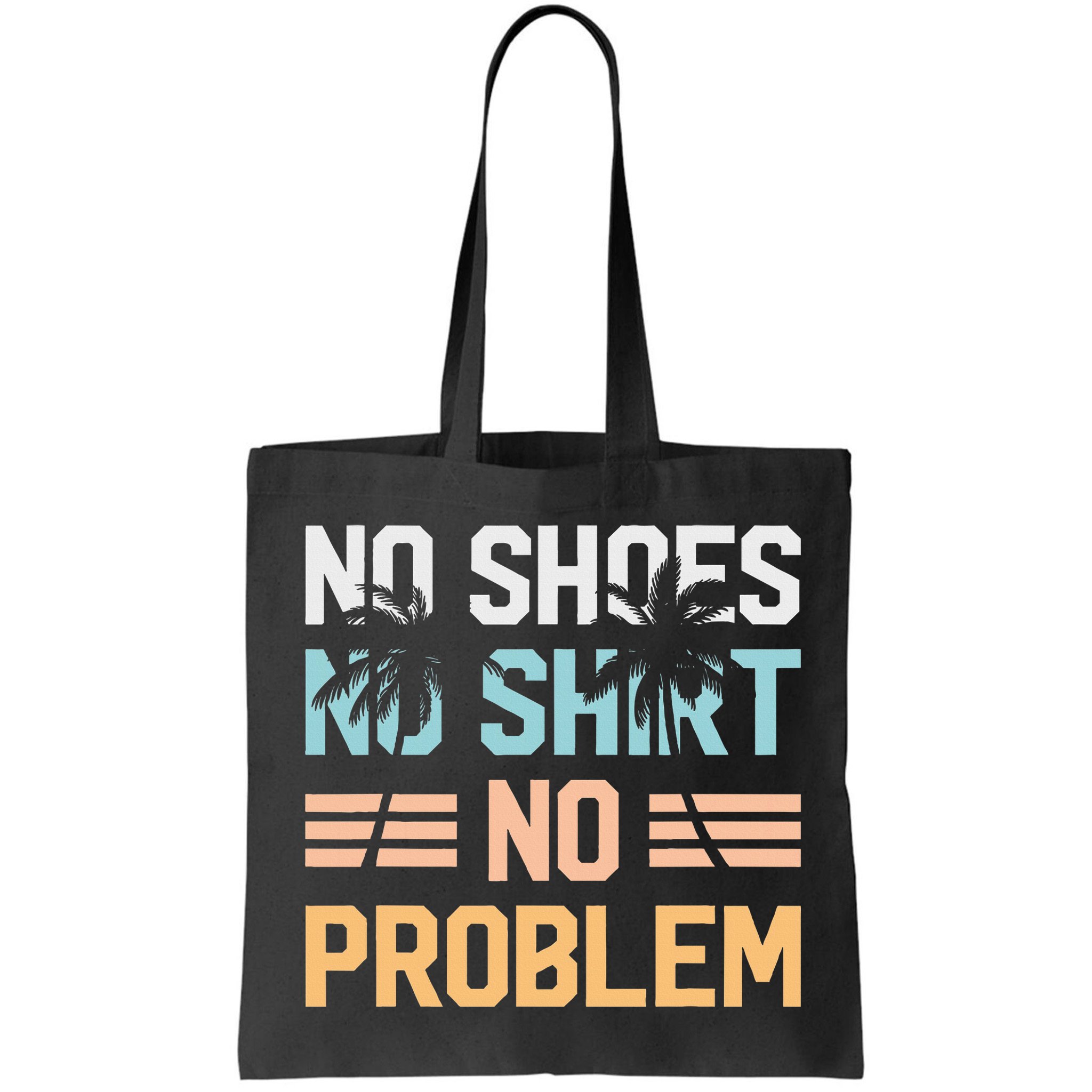 No Shoes No Problem Coconut Tree Country Music Bag