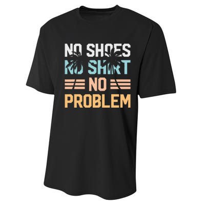 No Shoes No Problem Coconut Tree Country Music Performance Sprint T-Shirt