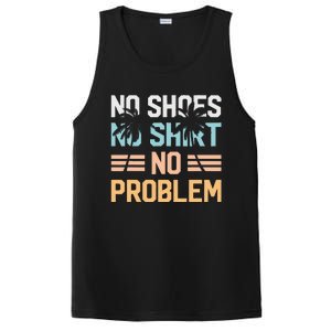 No Shoes No Problem Coconut Tree Country Music PosiCharge Competitor Tank