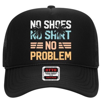 No Shoes No Problem Coconut Tree Country Music Hat
