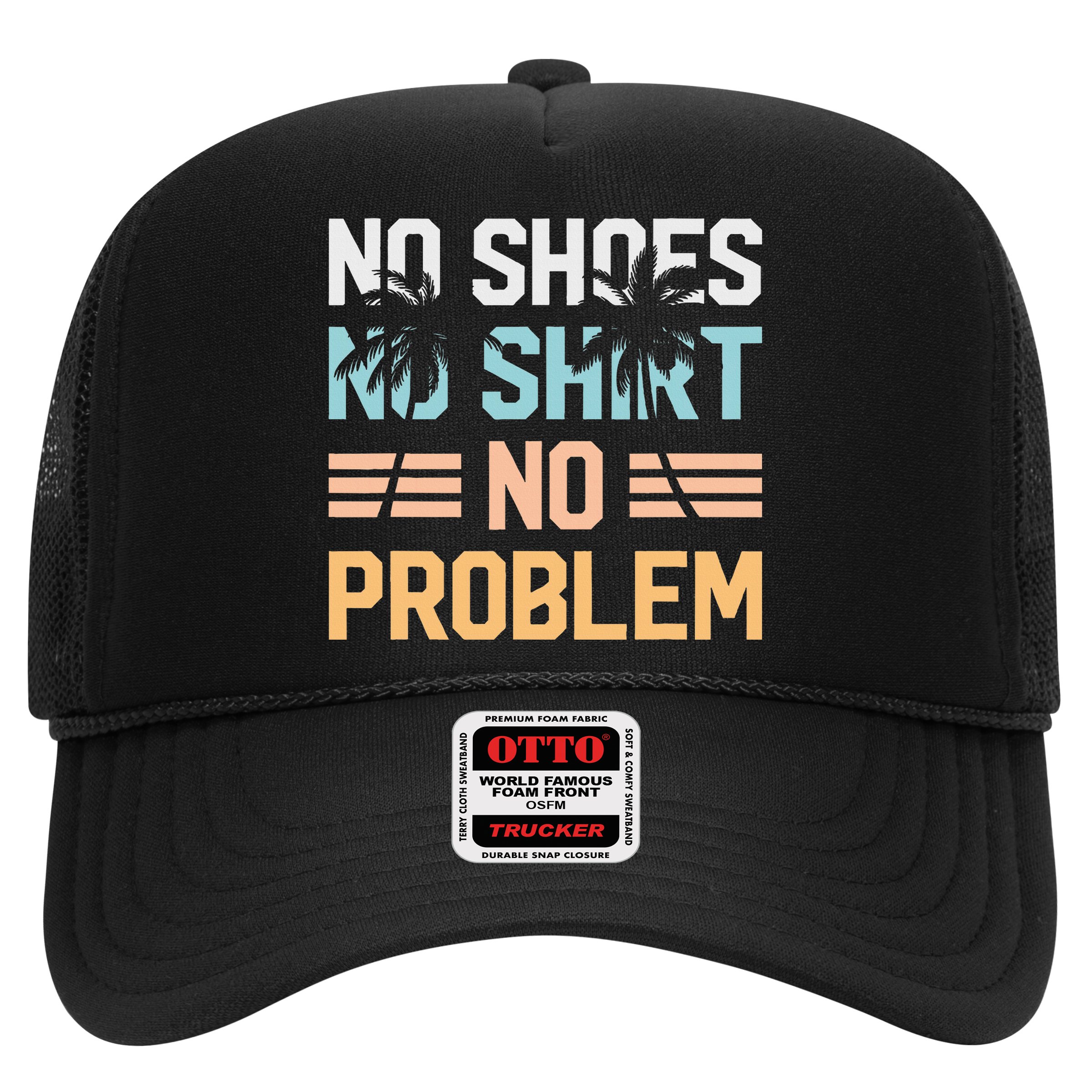 No Shoes No Problem Coconut Tree Country Music Hat