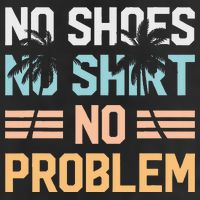 No Shoes No Problem Coconut Tree Country Music Hat