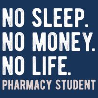 No Sleep No Money No Life Pharmacy Student Funny PharmD Gag Visor