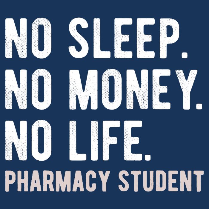 No Sleep No Money No Life Pharmacy Student Funny PharmD Gag Visor