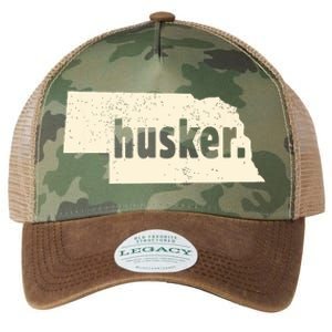 Nebraska State Nickname Husker Distressed Legacy Tie Dye Trucker Hat