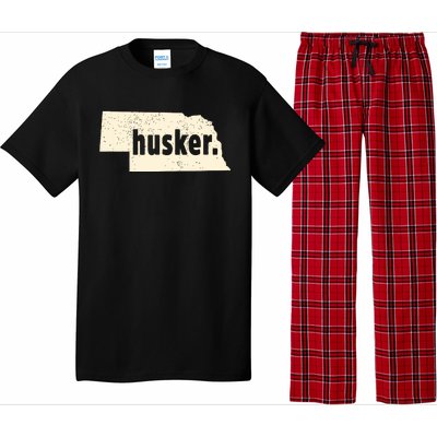 Nebraska State Nickname Husker Distressed Pajama Set