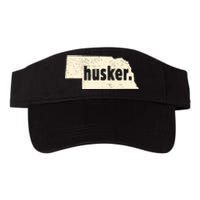 Nebraska State Nickname Husker Distressed Valucap Bio-Washed Visor