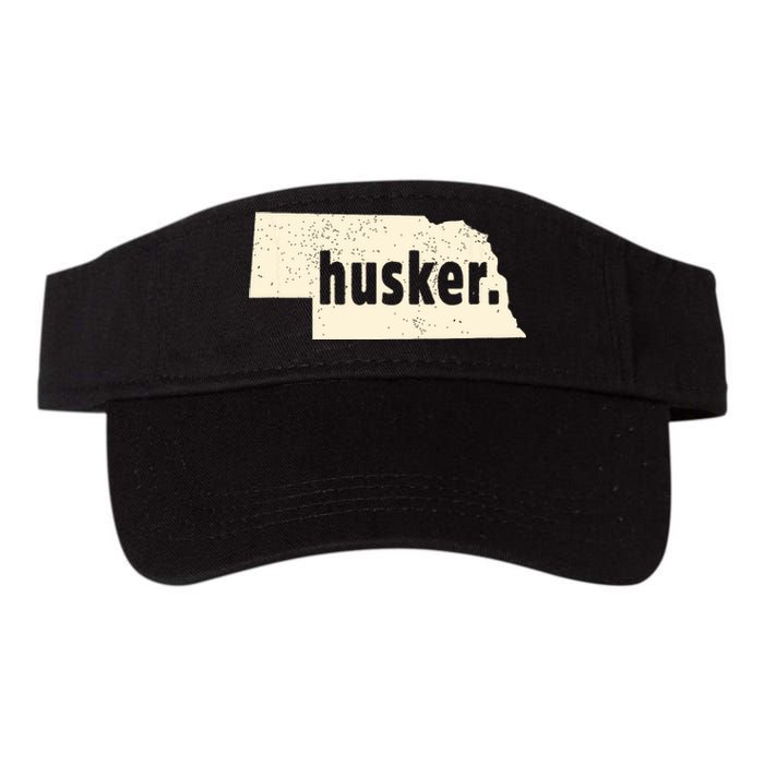 Nebraska State Nickname Husker Distressed Valucap Bio-Washed Visor