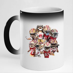 Niners Squad! 11oz Black Color Changing Mug