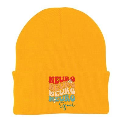 Neuro Squad Nurse Neurology Groovy Medical Neuroscience Gift Knit Cap Winter Beanie