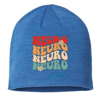 Neuro Squad Nurse Neurology Groovy Medical Neuroscience Gift Sustainable Beanie