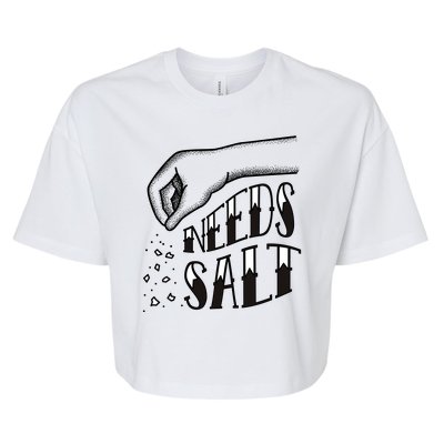 Needs Salt Bella+Canvas Jersey Crop Tee