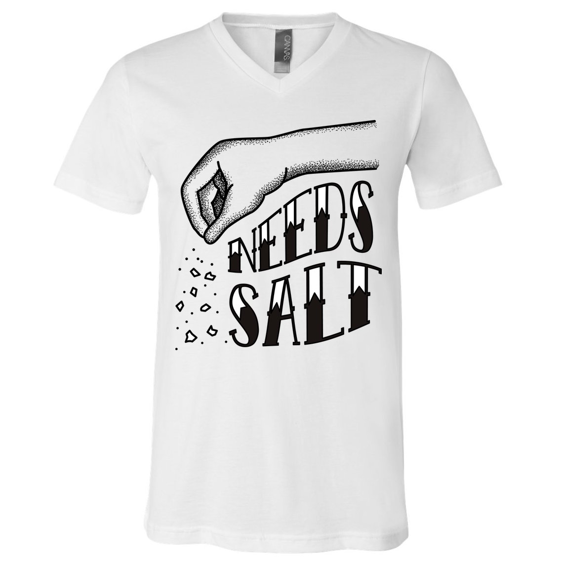 Needs Salt V-Neck T-Shirt