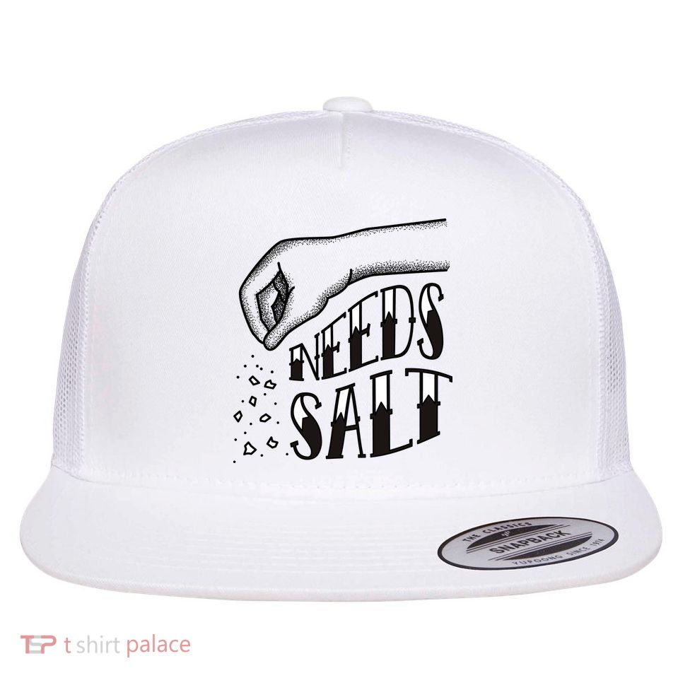 Needs Salt Flat Bill Trucker Hat