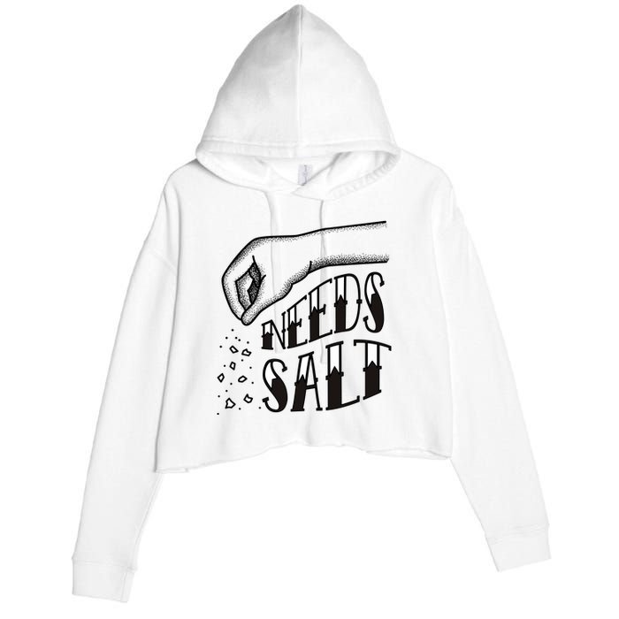 Needs Salt Crop Fleece Hoodie