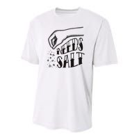 Needs Salt Youth Performance Sprint T-Shirt