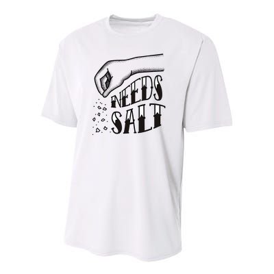 Needs Salt Youth Performance Sprint T-Shirt