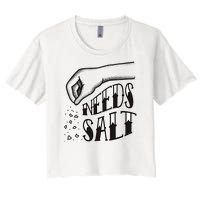 Needs Salt Women's Crop Top Tee