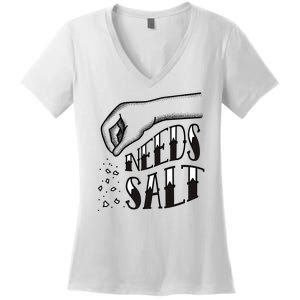 Needs Salt Women's V-Neck T-Shirt