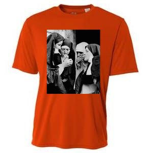 Nuns Smoking Cooling Performance Crew T-Shirt